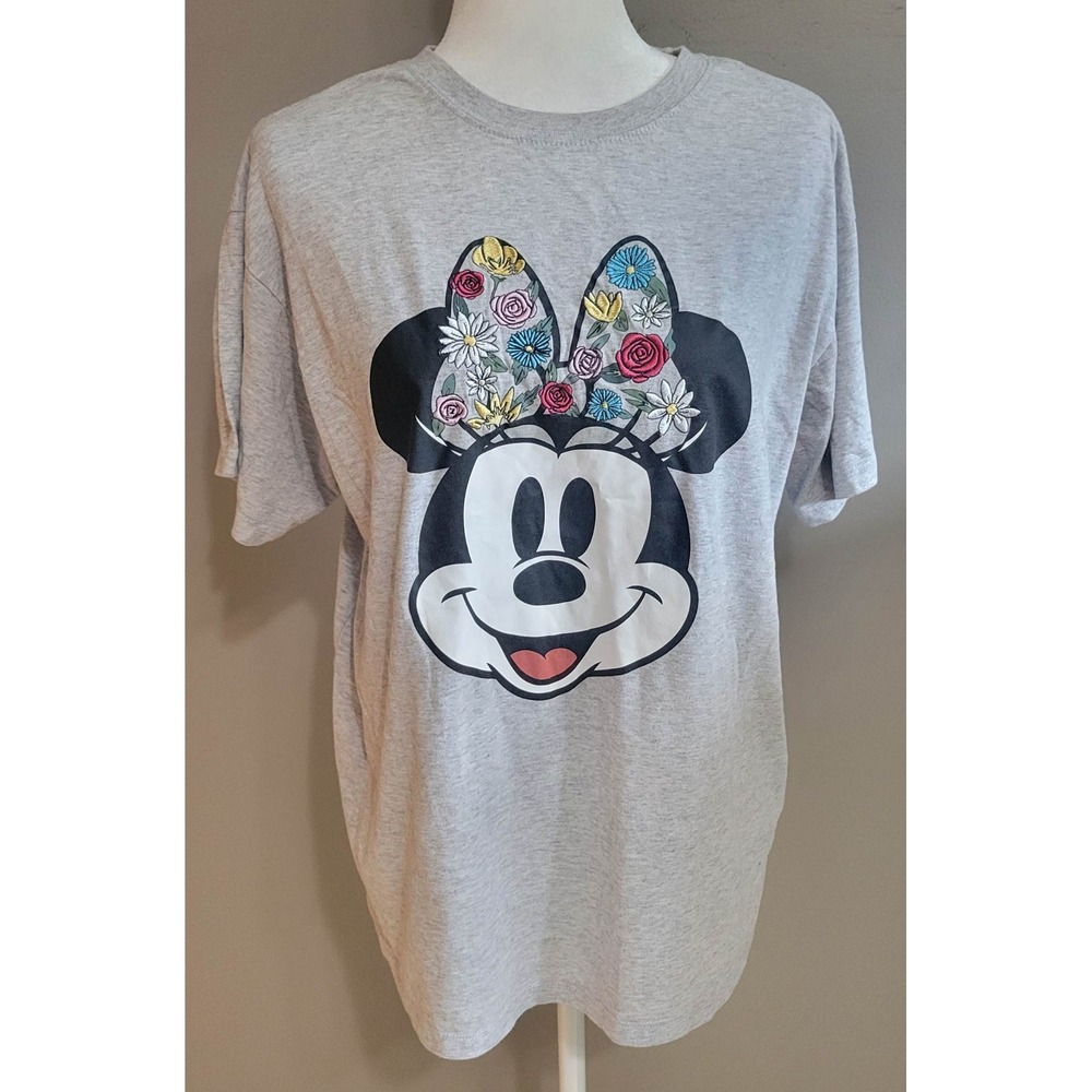 Minnie Mouse Embroidered Bow T-shirt